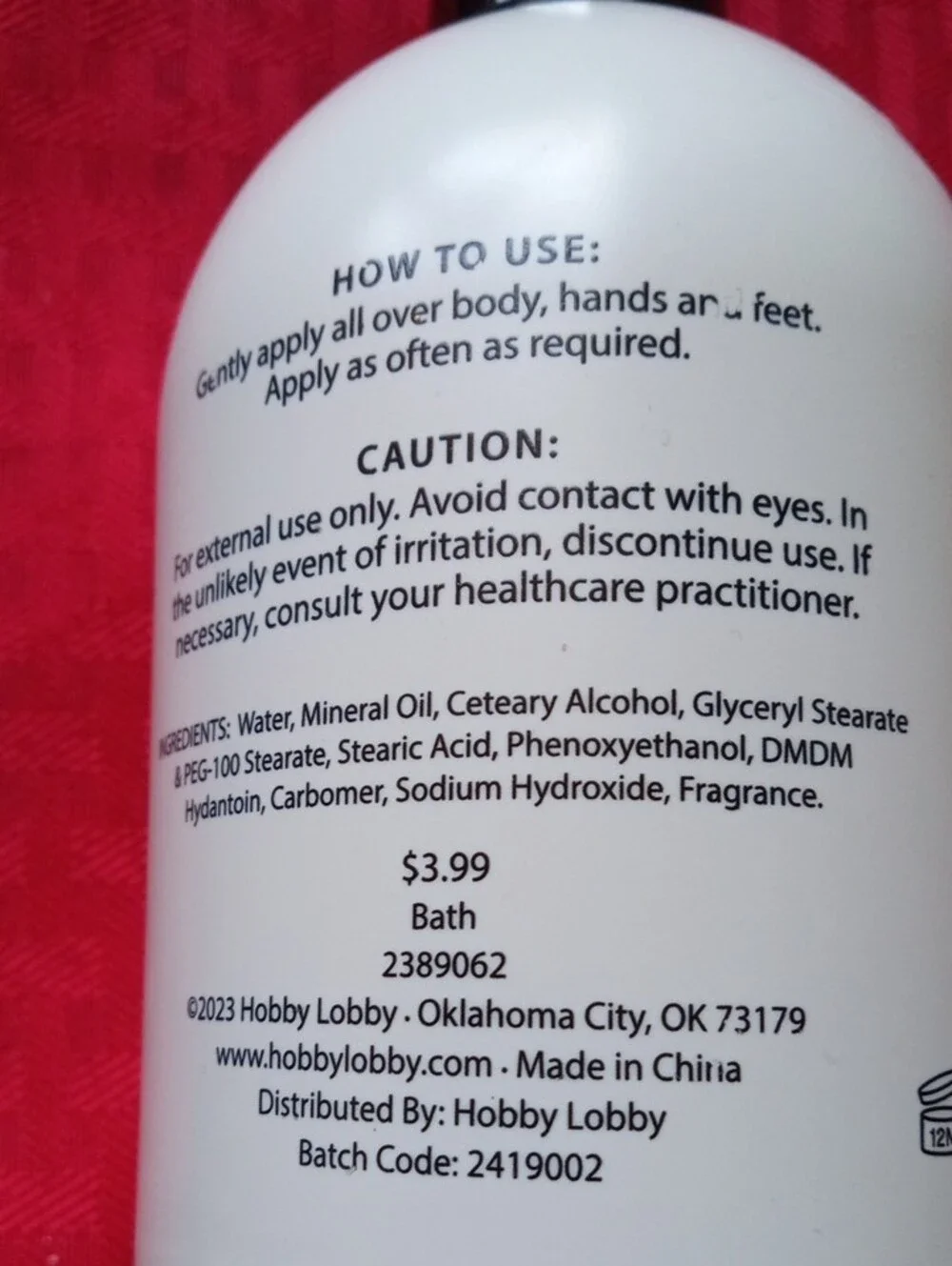 Brand New Thrive Hydrating Lotion